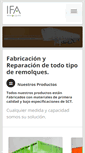 Mobile Screenshot of ifaremolques.com