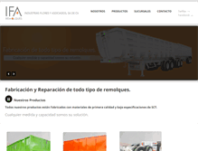 Tablet Screenshot of ifaremolques.com